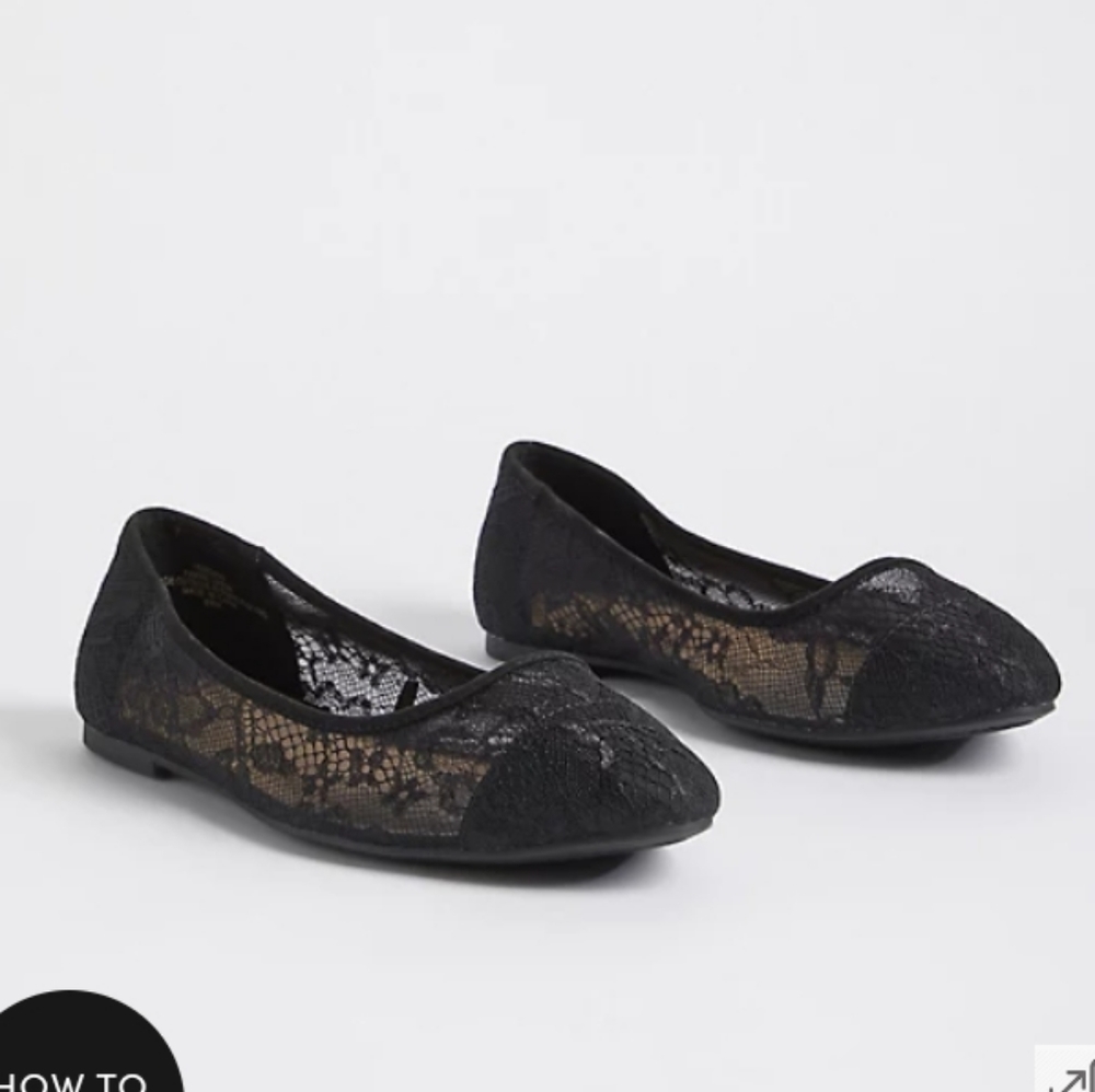 Torrid Lace Flats Shoes